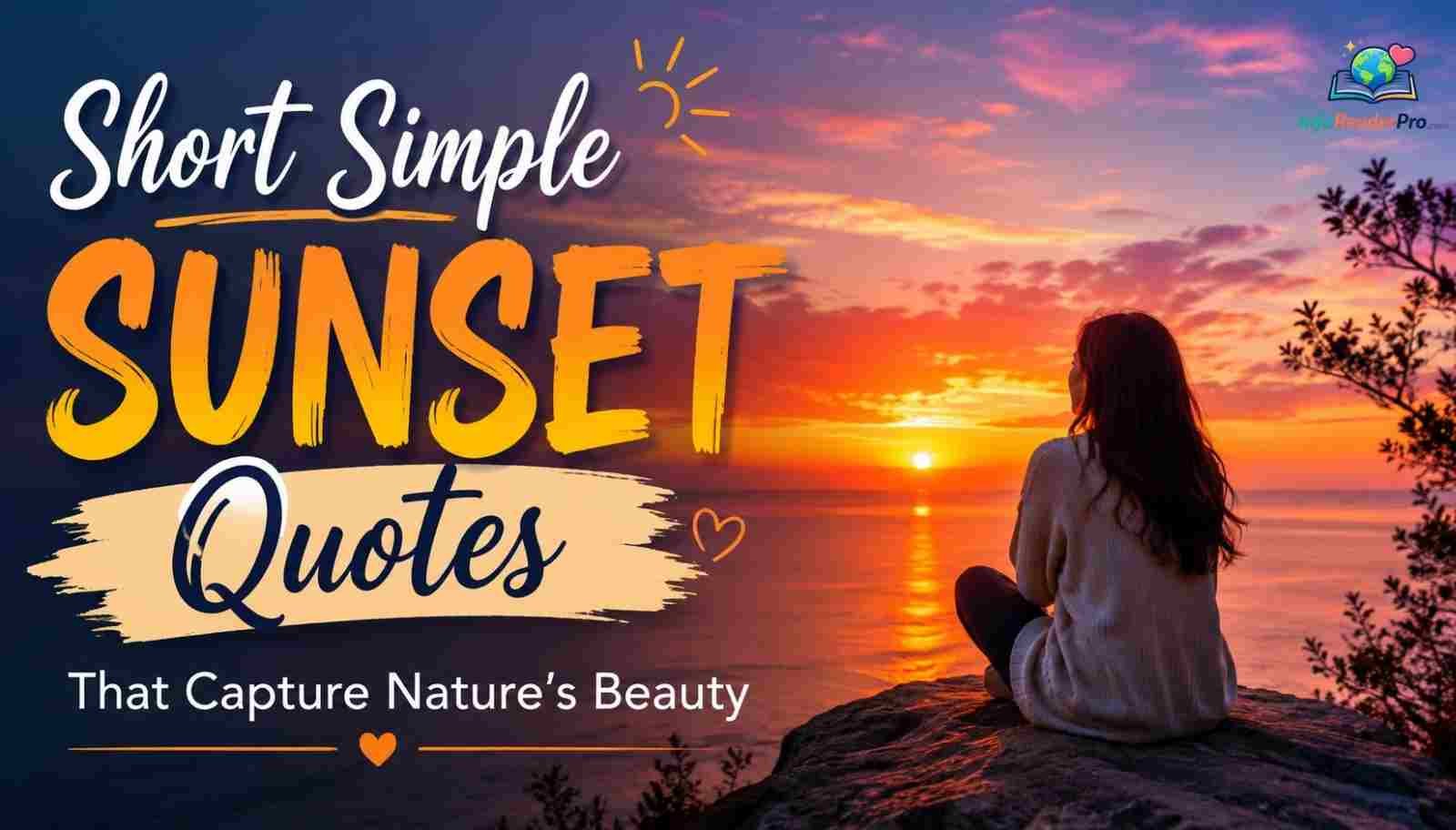 short-simple-sunset-quotes